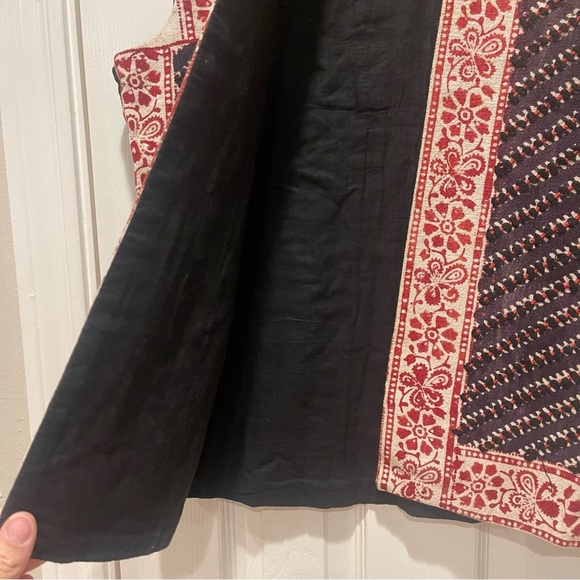 Unbranded Ethnic Vest Women’s Sz Small Med Hand Woven Boho Hippie Festival Color - Picture 4 of 7